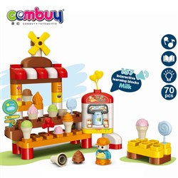 CB813926 CB813928 - Learning educational game voice answer toy set building blocks